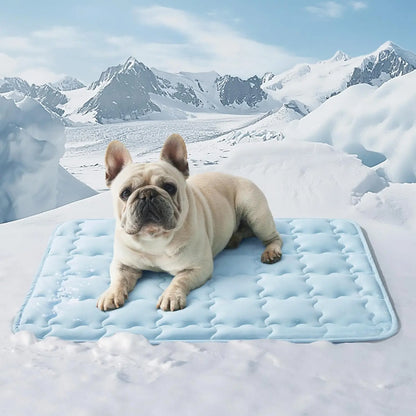 1PC Cooling Pet Mat for Dogs & Cats, Cool Touch Self-Cooling Pad, Portable, Non-Slip & Washable Summer Bed (Q-Max >0.5), Comfortable & Durable