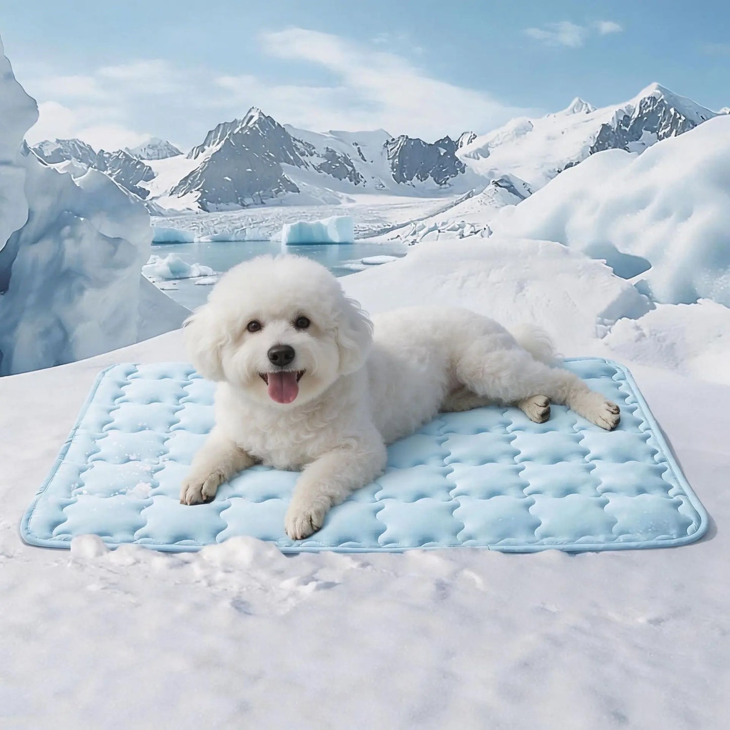1PC Cooling Pet Mat for Dogs & Cats, Cool Touch Self-Cooling Pad, Portable, Non-Slip & Washable Summer Bed (Q-Max >0.5), Comfortable & Durable